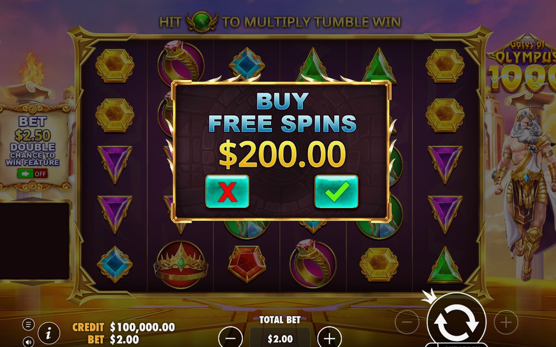 Double Chance med extra Scatter-symboler på specialrullarna