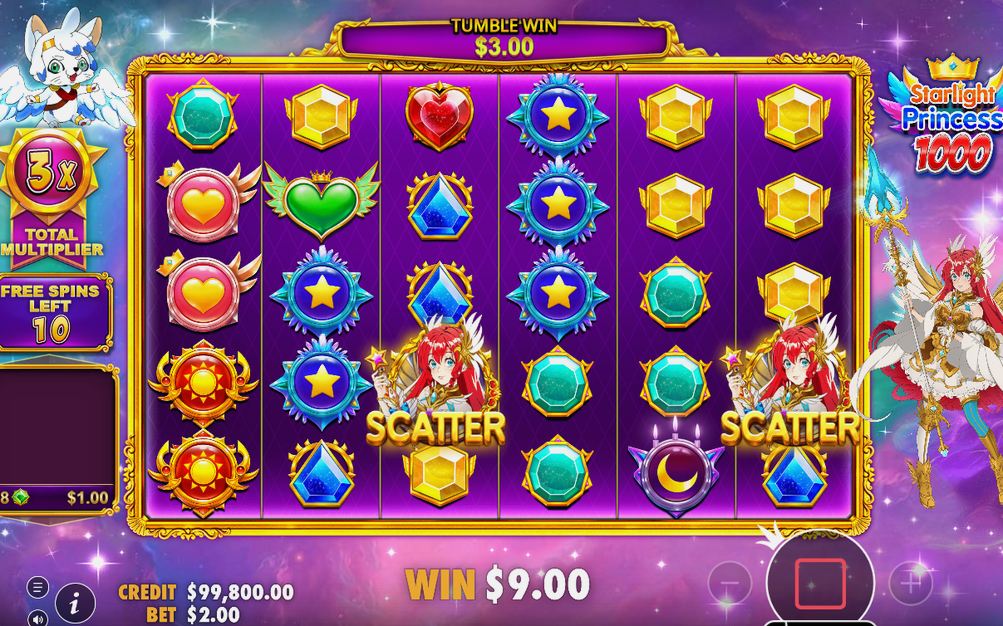 Total Multiplier i Free Spins efter flera multiplikatorträffar